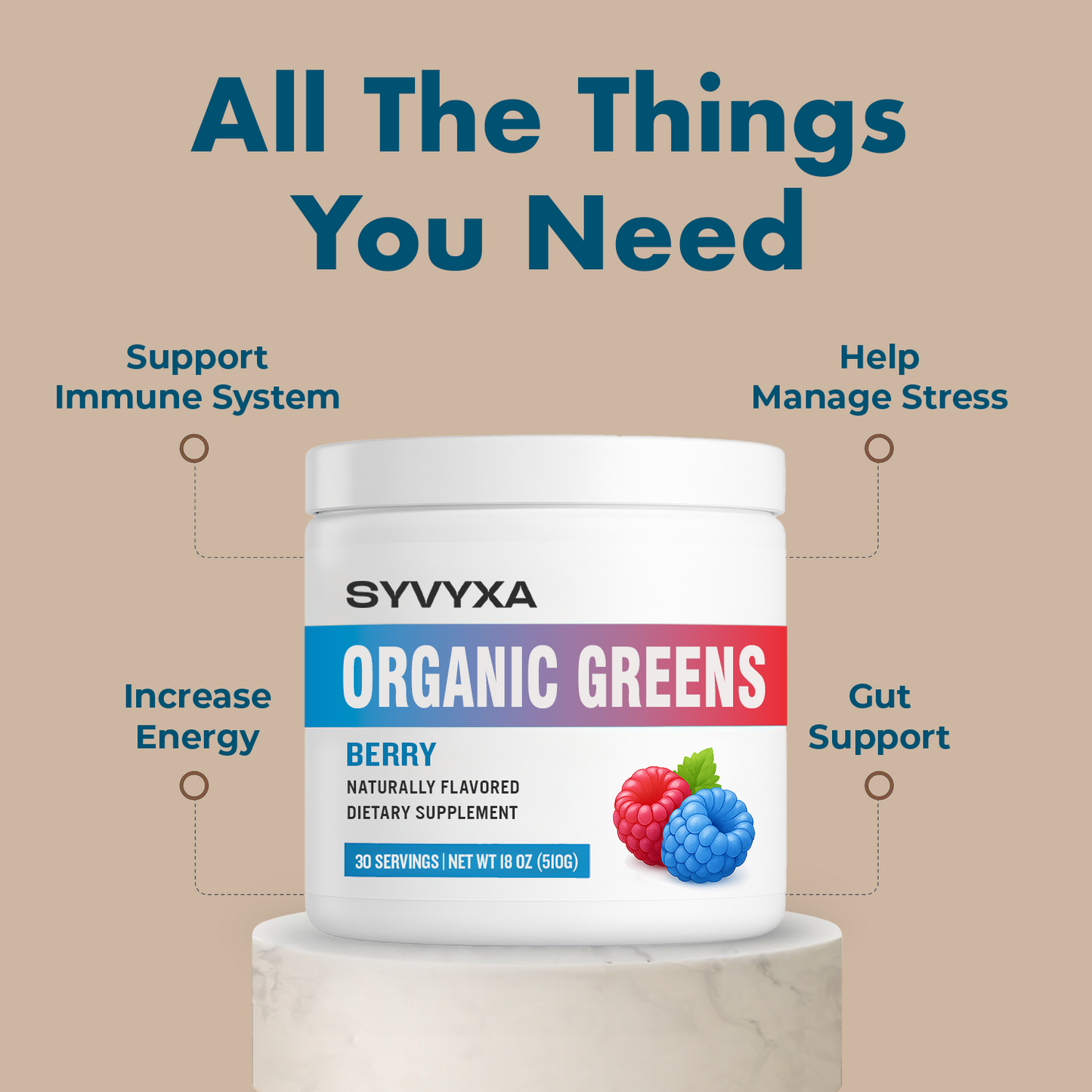 Organic Greens (Outlive 100)